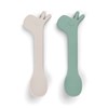 Done by Deer Silicone spoon 2-pack Lalee Green