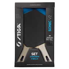 Bordtennisset/Pingisset Cybershape Sonic V2 Set med Racket och Bollar STIGA