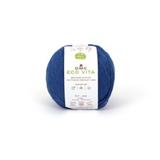 Eco Vita recycled bomull 100 gr Blå (107) DMC