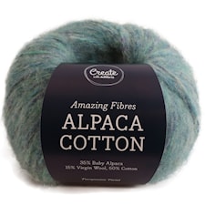 Adlibris Alpaca Cotton 50g Turquoise Twist A691