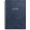 Kalender 2026 A5 Business Twist Blå Burde