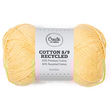 Cotton 8/9 Garn 100g Recycled Sunshine A519 Adlibris