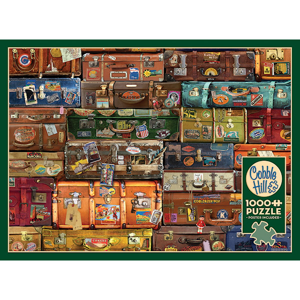 Pussel Luggage 1000 bitar, Cobble Hill