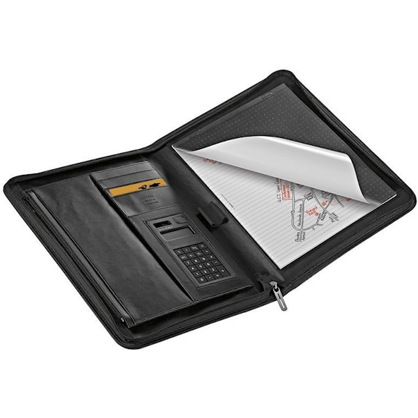Metropol A4 Konferensemappe + Kalkulator Sort Filofax