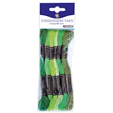 Broderigarn grön Playbox