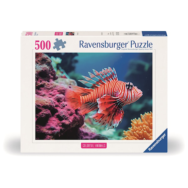 Pussel Red Lionfish 500 bitar, Ravensburger