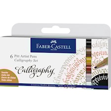 Kalligrafipennor Pitt artist pen Calligraphy 6-pack
