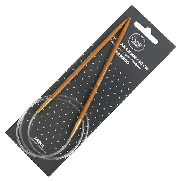 Rundstickor 4,5mm Bambu 80cm