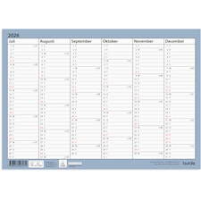 Väggkalender 26/27 Väggblad A4 Burde