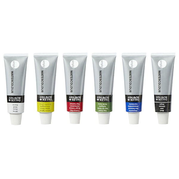Watercolor Paint Basic Colors Set 6x12 ml Daler-Rowney
