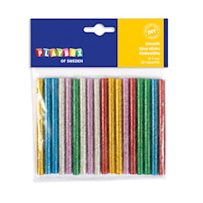 Limstift Ø 7 mm 18 stk. Glitter Playbox