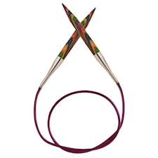 Rundpinner i bjørk 40 cm - 3,5 mm Du Store Alpakka Symfonie