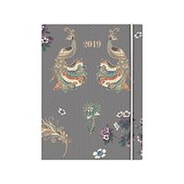 Kalender Business, Paradis A5 2019 Påfågel