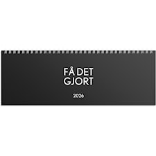 Kalender 2026 Bordsalmanackan Få det gjort Svart Burde