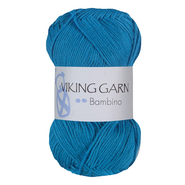 Bambino 50 g Himmelblå 424 Viking Garn