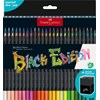 Black Edition Fargeblyanter Metallboks + blyantstativ 50 stk, Faber-Castell