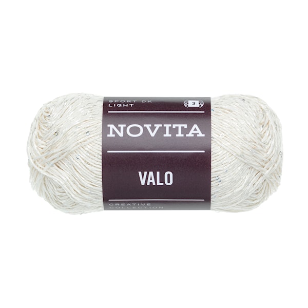 Valo Paljettgarn50g Sans 0041 Novita