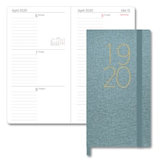 Studentkalender 19/20 GRIEG A6 Myk Grønn