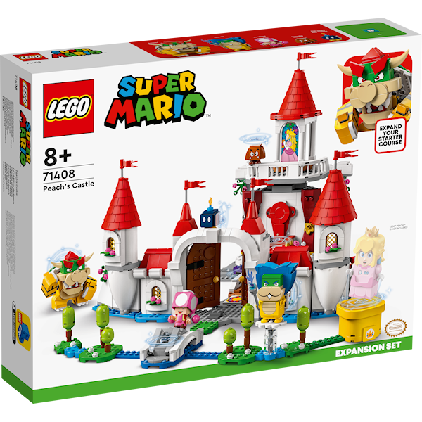 Peachs slott – Expansionsset LEGO® Super Mario (71408)