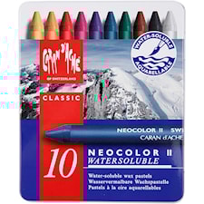 Akvarellkritor Caran D'ache 8 mm 10 Färger