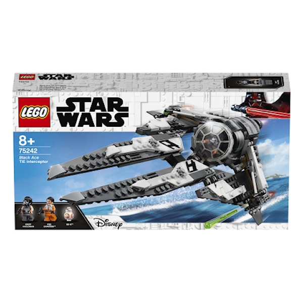 svart Ace TIE Interceptor LEGO Star Wars (75242) Lego svart Ace TIE Interceptor LEGO Star Wars (75242) Lego