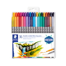 Design Journey Dobbel Fiberpenn 36 stk Staedtler