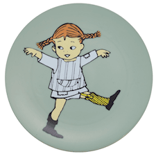 Pippi Sirkus Flat tallerken grønn Rätt Start