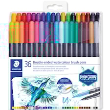 Marsgraphic Duo Brushpens Vannløselige 36 stk Staedtler