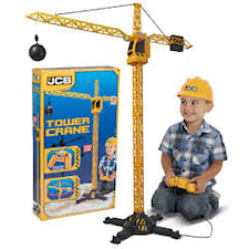JCB Tower Crane, Radiostyrd Lyftkran, 100 cm