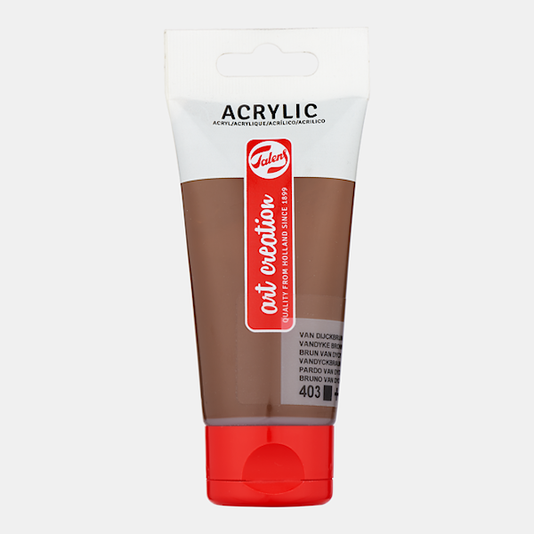 Akrylmaling 75 ml Vandykebrun Talens Art Creation