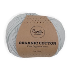 Adlibris Organic Cotton, 50 g, Icy Blue A405