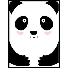 Kramgo Panda Poster30x40cm