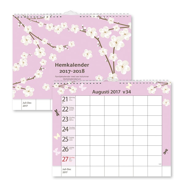 Väggkalender 2017-2018 Burde Hemkalendern FSC Mix