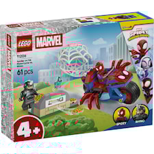 Spidey på sin motorcykel mot Rhino LEGO Spidey (11206)