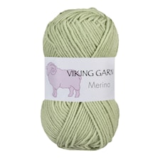 Viking Merino Garn 50 g Lys grønn 837 Viking Garn