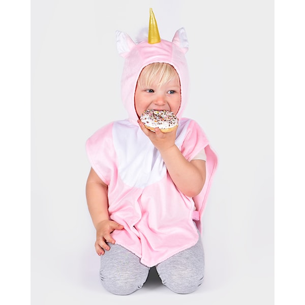 Kostyme Mini Cape Enhjørning Rosa 86-110 cm Den Goda Fen