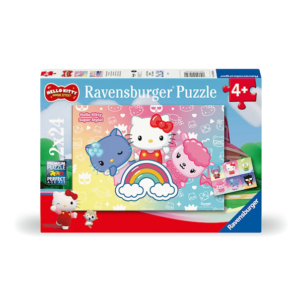 Pussel Hello Kitty Super Style 2x24 bitar, Ravensburger