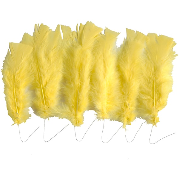 Dun, L: 11-17 cm, 18 bunter, hvit