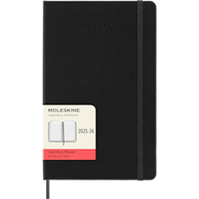 Kalender 18M 25/26 Classic Hard Daily Large Svart Moleskine