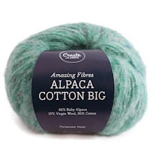 Adlibris Alpaca Cotton Big 50 g, Turquoise Twist A676