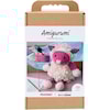DIY Kit Amigurumi Får rosa & off white 1 förp