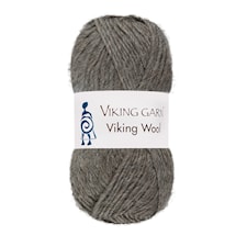 Viking Wool Garn 50 g Grå 515 Viking Garn