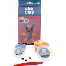 Figurer Silk Clay Modellera Nalle 1 Set