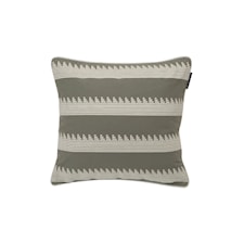 Lexington Embroidery Striped Kuddfodral 100% Bomull 50 x 50 cm Green/White