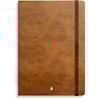 Notebook Deluxe A5 Blank Brown Burde