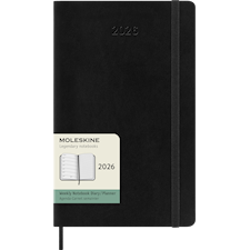 Kalender 2026 Classic Soft 12M Week Note Large Svart Moleskine