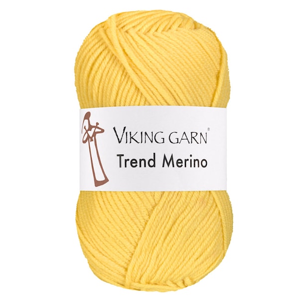 Trend Merino 50 g Gul 440 Viking Garn
