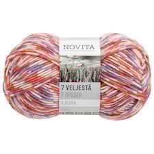 Novita 7 Brødre Aurora Garn Ullmiks 100 g, lupin 810