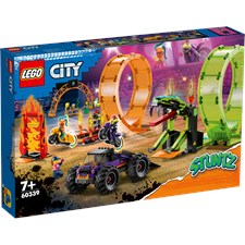 Stuntarena med dubbelloop LEGO® City Stuntz (60339)