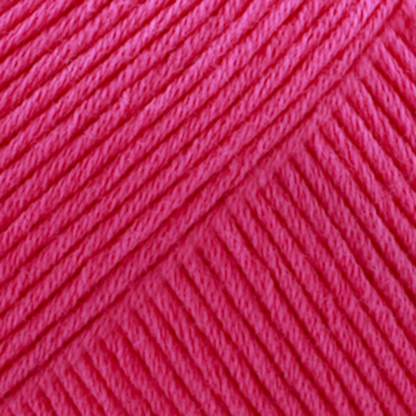Safran Drops design Garn Bomull 50 g cerise 55